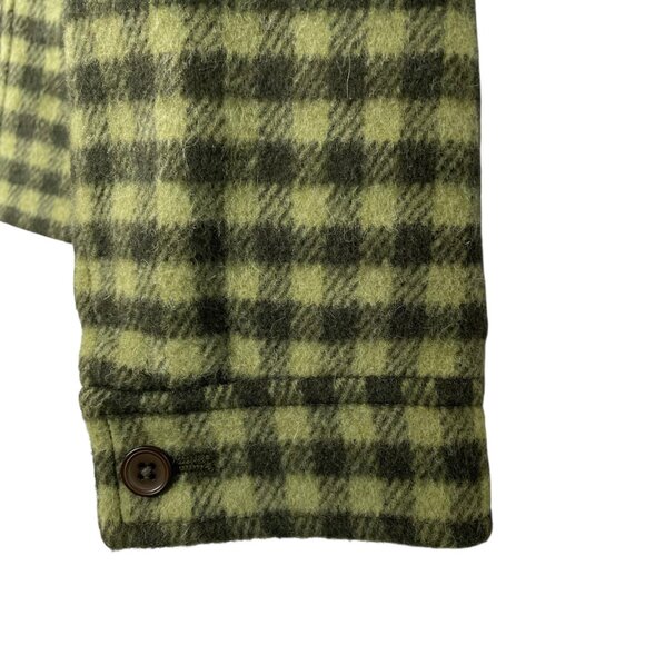 Talbots Wool Blend Green Plaid Button-Front Jacket Shacket Style Women’s Size 10 - Picture 8 of 12